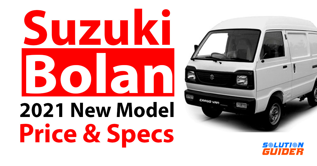 Suzuki Bolan 2021 Price in Pakistan, Features, Specs