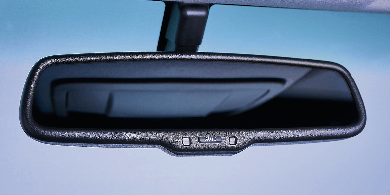 The Electrochromic Rear View Mirror has an Auto- Dimming Function