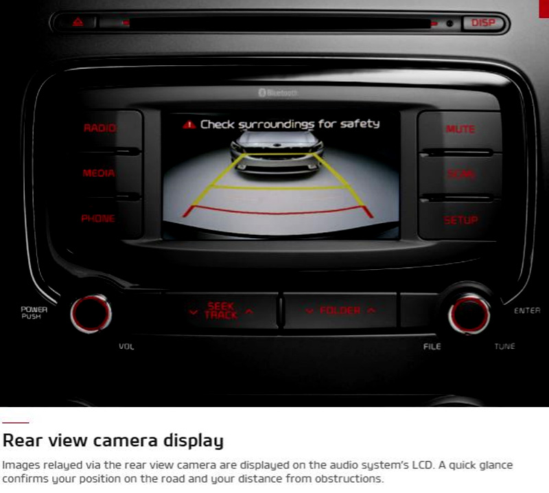 Rear View camera display