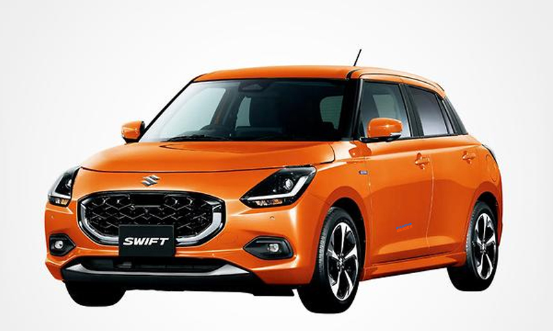 Suzuki Revealed 4th Generation 2024 Model Swift Exterior