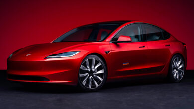 Tesla Unveils Model 3 FACELIFT